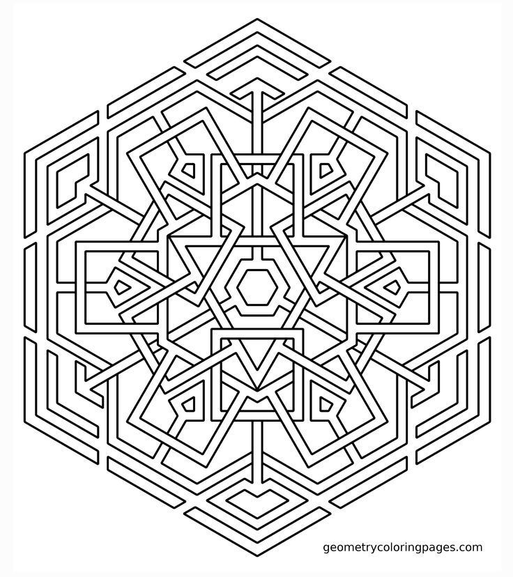 Coloring page celtic snowflake sacred geometry geometric coloring pages shape coloring pages pattern coloring pages