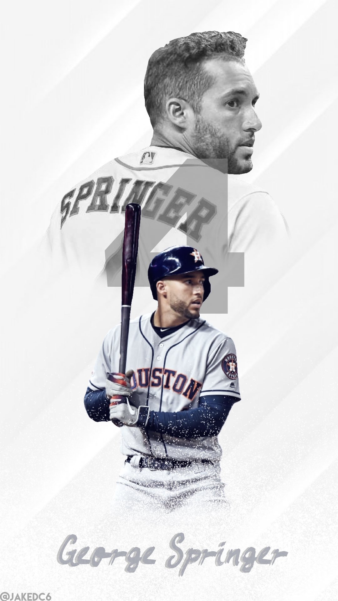Download Side Photo Of Baseballer George Springer Wallpaper