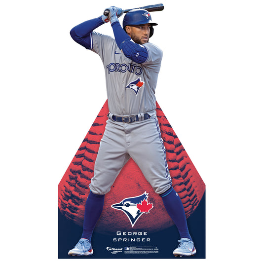 Download George Springer Toronto Blue Jays Squat Pose Wallpaper