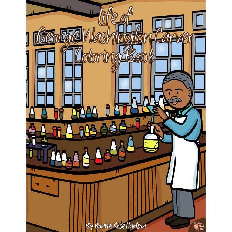 Life of george washington carver coloring book