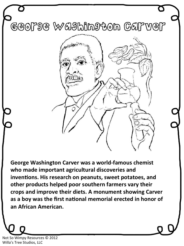 George washington carver project for kids