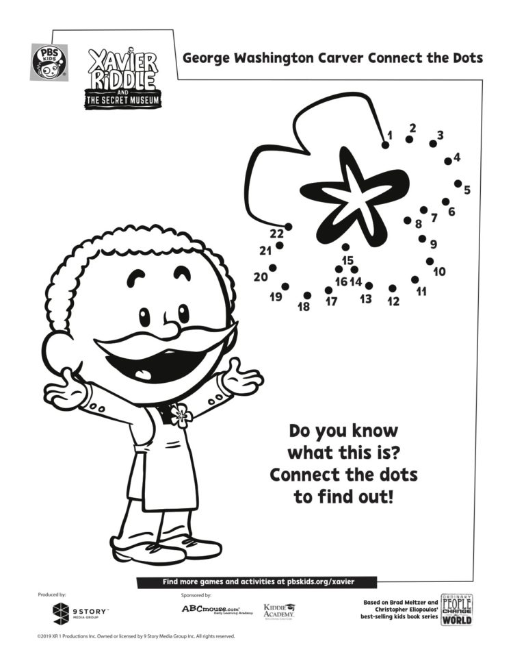 Gee washington carver connect the dots â kids for parents