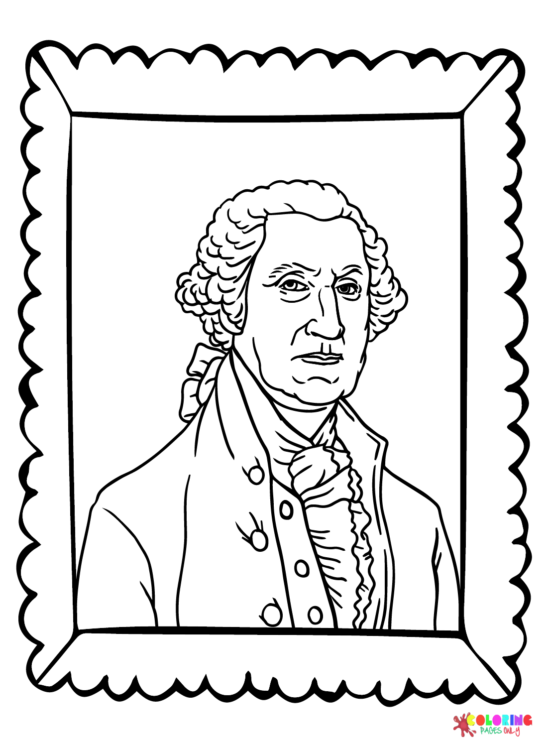 George washington coloring pages printable for free download