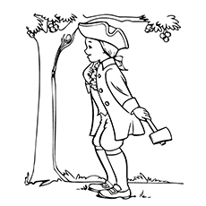 Best george washington coloring pages for toddlers