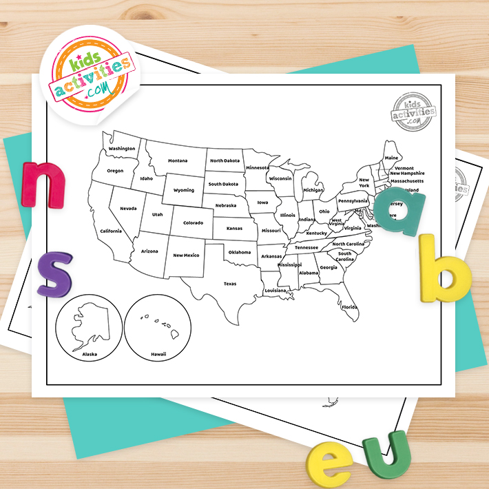 Blank united states map coloring pages you can print kids activities blog