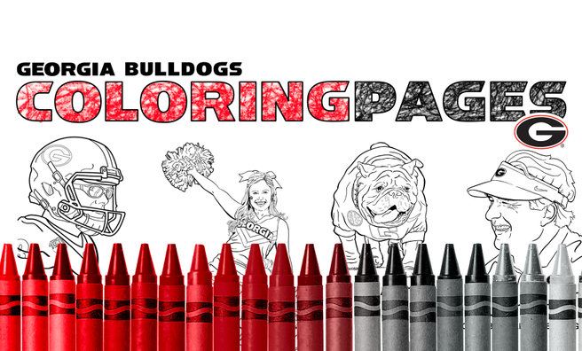 Georgia bulldogs coloring pages