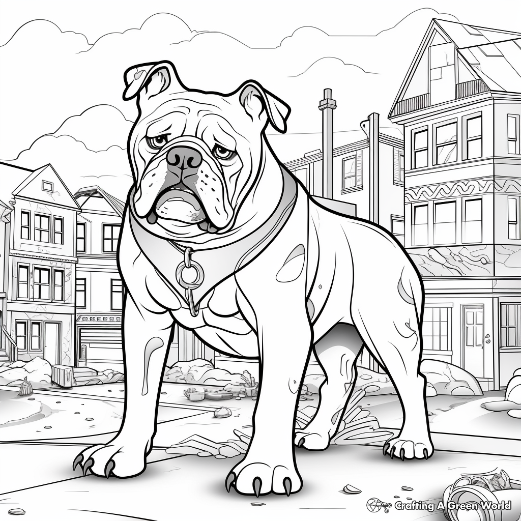 Georgia bulldog coloring pages