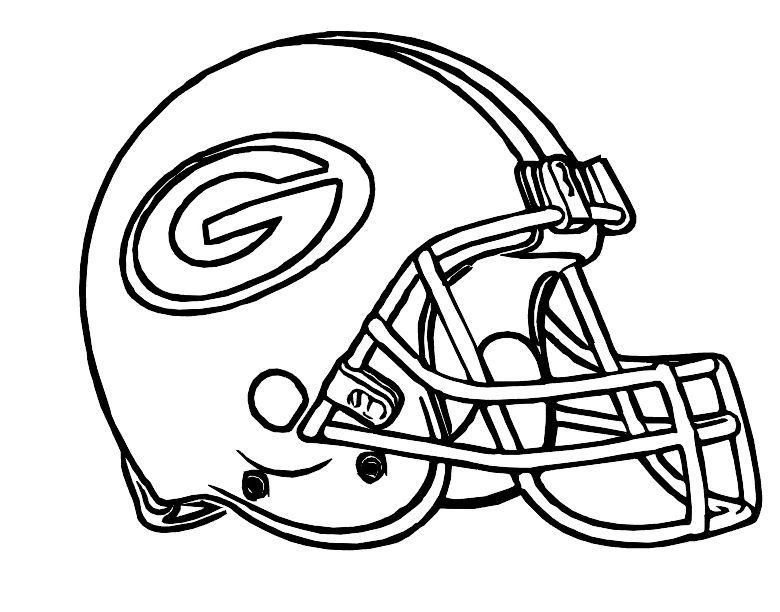 Printable football coloring pages