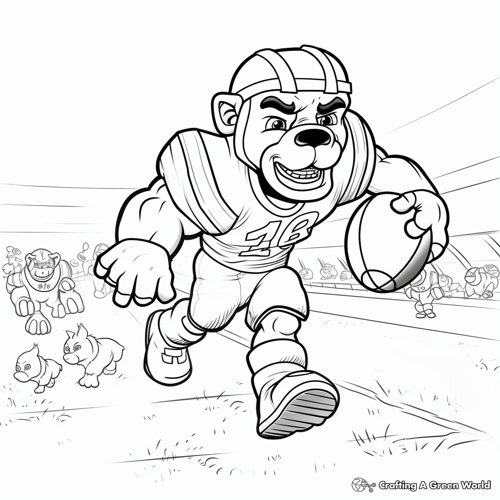 Georgia bulldog coloring pages