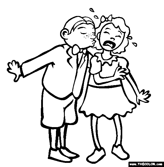 Nursery rhyes online coloring pages