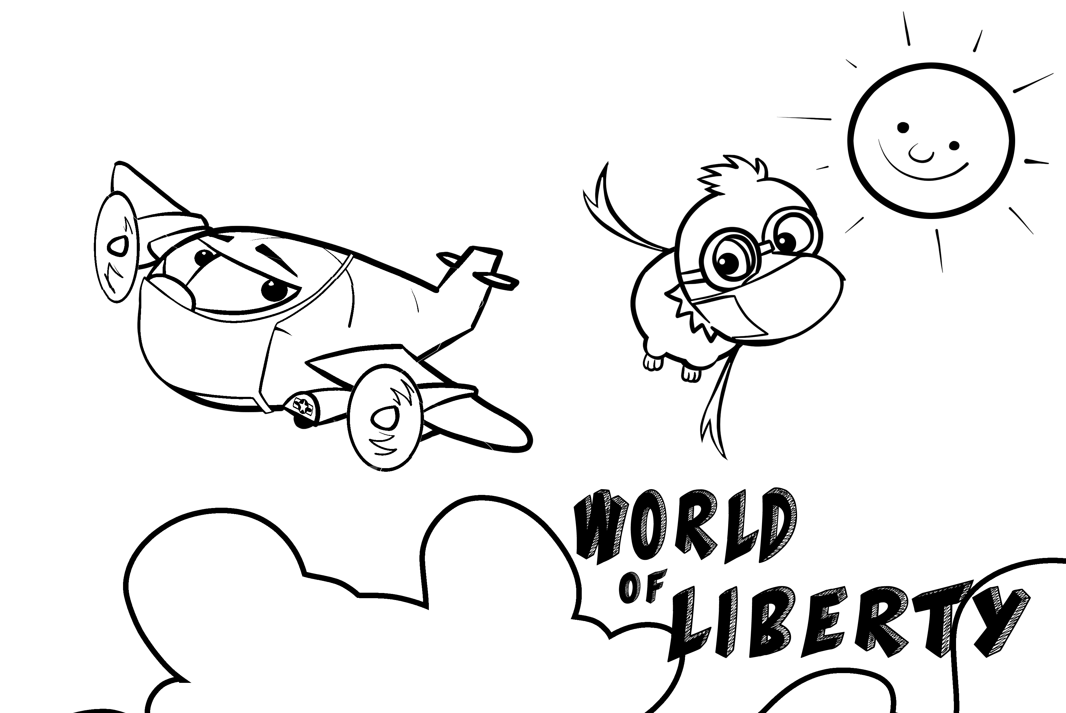 Coloring pages â world of liberty