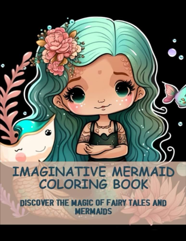 Imaginative mermaid coloring book discover the magic of fairy tales and mermaids westphal hans