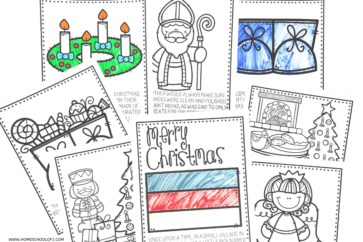 Christmas in germany coloring pages magical story free