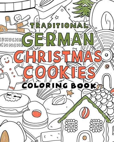 Traditional german christmas cookies coloring book a coloring book jolly josefina books