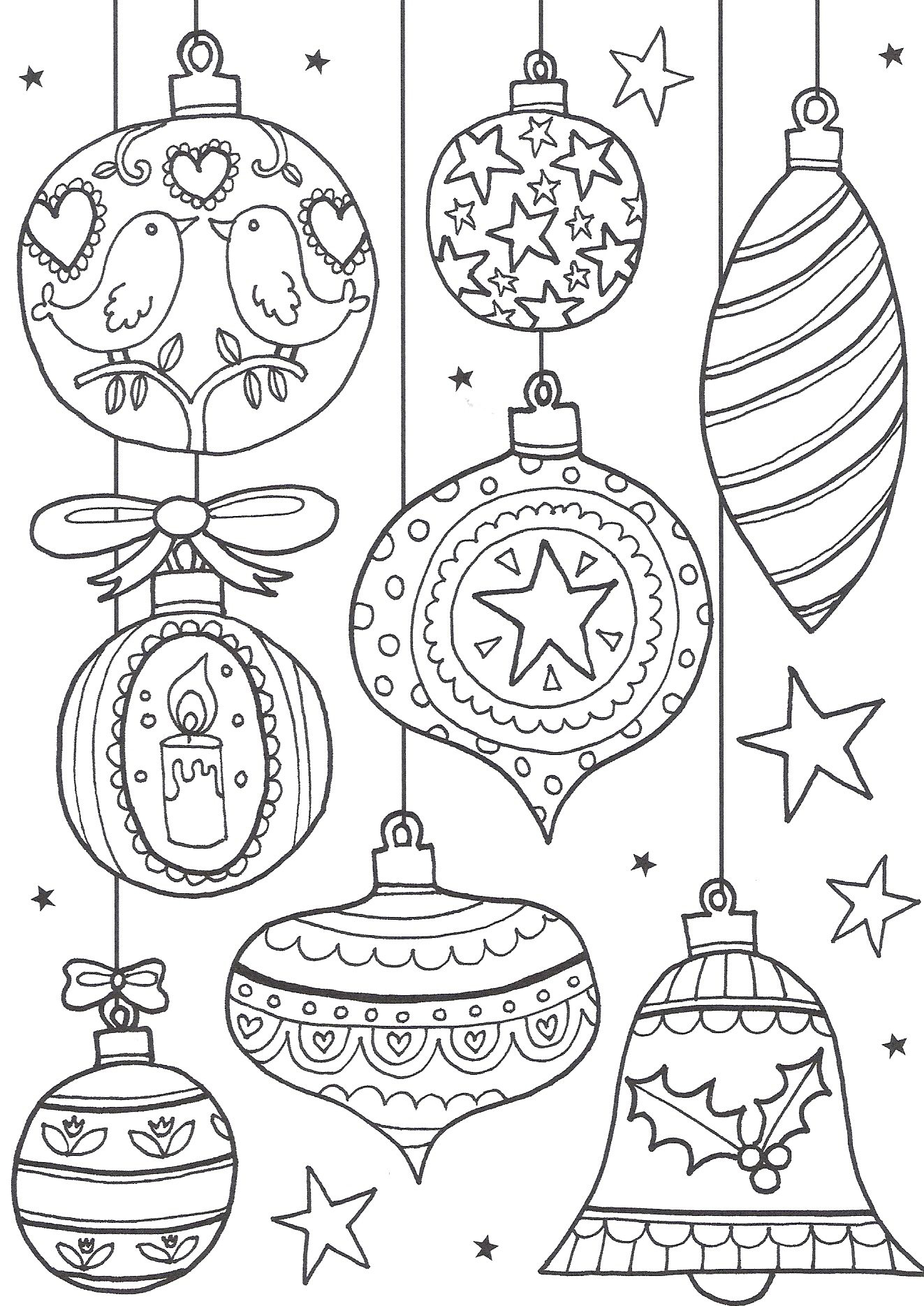 Christmas coloring pages