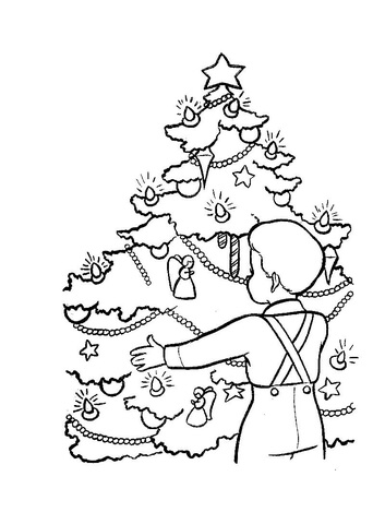 Christmas eve in germany coloring page free printable coloring pages