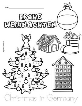 Christmas holidays around the world coloring sheets pages by primaryrainbows