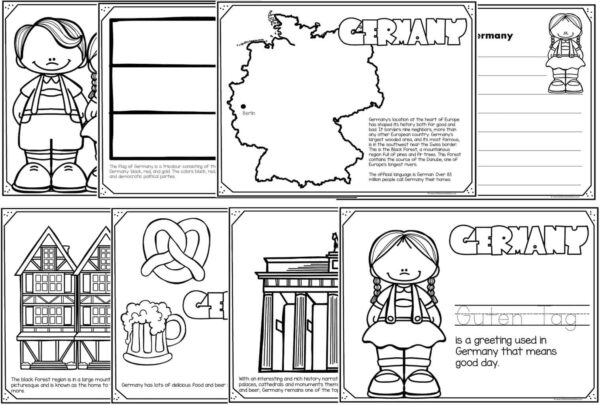Free germany coloring pages to read color learn