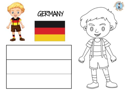 Germany coloring page