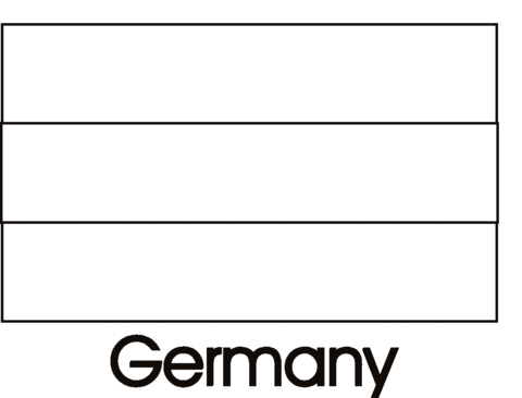 Germany flag coloring page free printable coloring pages