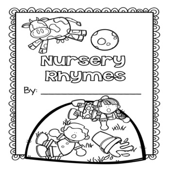 Nursery rhymes coloring pages by first little lessons tpt