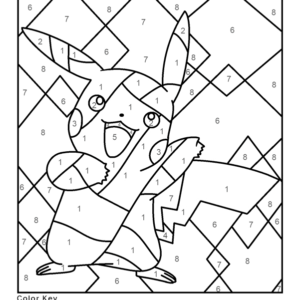 Color by number coloring pages printable for free download