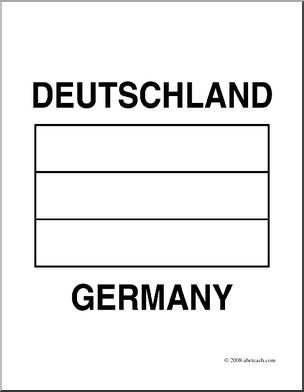 Clip art flags germany coloring page i