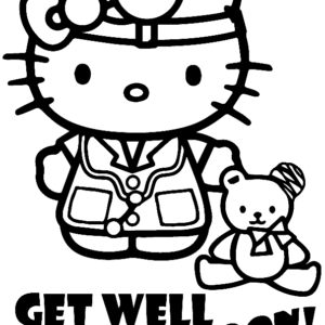 Get well soon coloring pages printable for free download