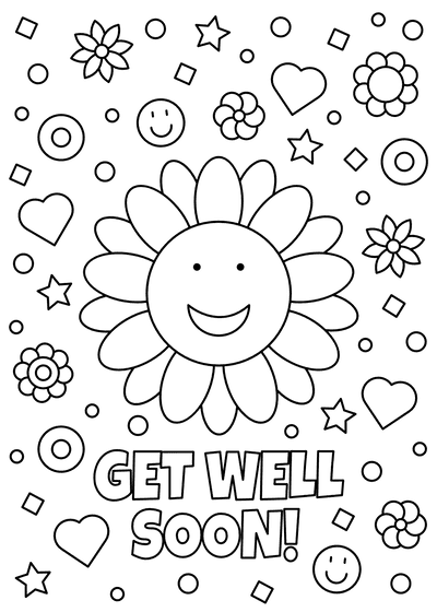 Free printable get well soon cards