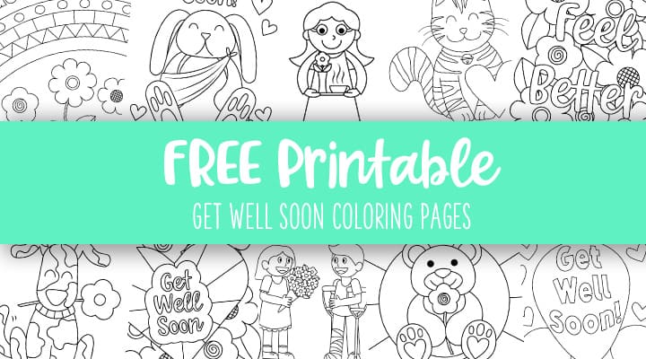 Get well soon coloring pages