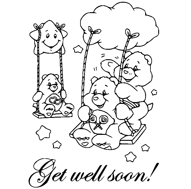 Get well soon coloring pages printable for free download