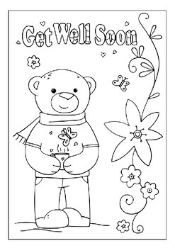 Get well soon coloring pages the artful way to send get well wishes