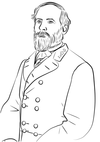 Robert e lee coloring page free printable coloring pages