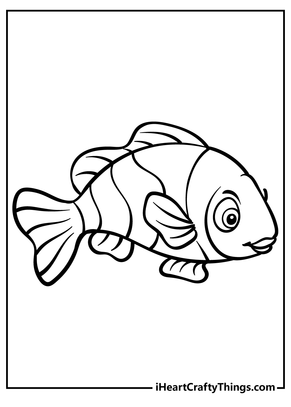 Fish coloring pages free printables