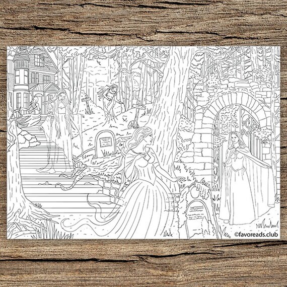 Ghosts printable adult coloring page from favoreads coloring book pages for adults and kids coloring sheets coloring designs