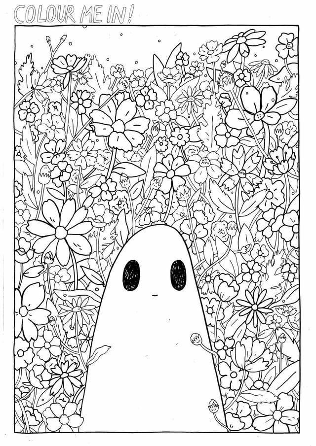 Cool ghost coloring page rcoolcoloringpages