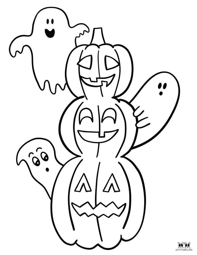 Free printable ghost coloring pages