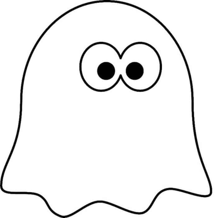 Mystical ghost coloring pages for kids