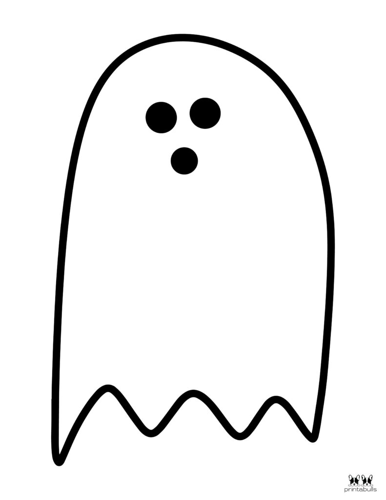 Free printable ghost coloring pages