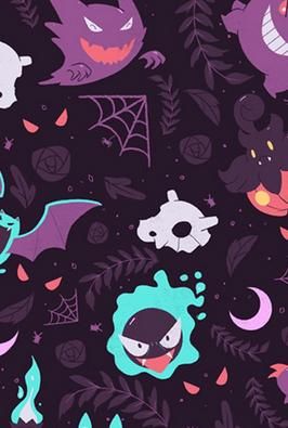 Wallpaper by artist unknown cute pokemon wallpaper pokemon halloween ghost pokemon