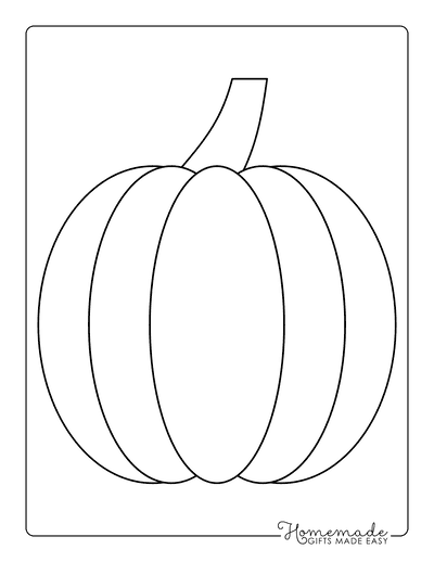 Pumpkin template printable outlines patterns for crafts