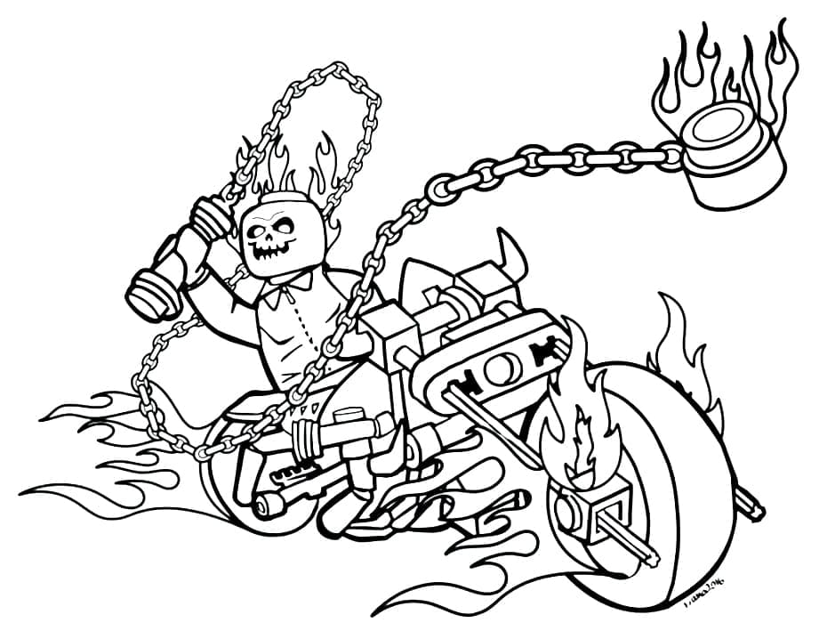 Ghost rider coloring pages ð to print and color