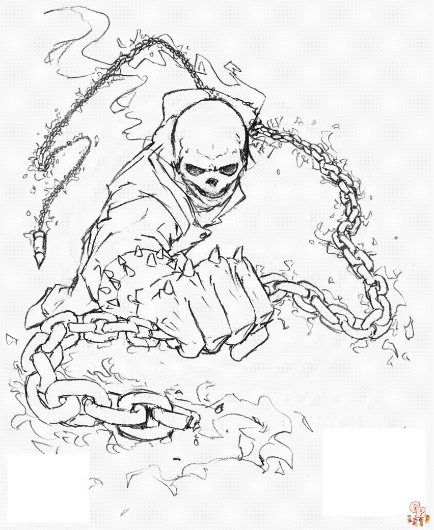 Ghost rider coloring pages