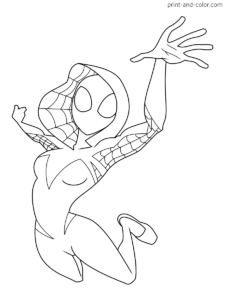 Spider man coloring pages print and color marvel coloring spider coloring page superhero coloring pages