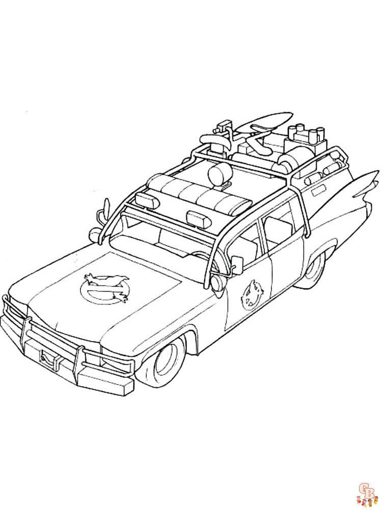 Ghostbusters coloring pages free printable for kids