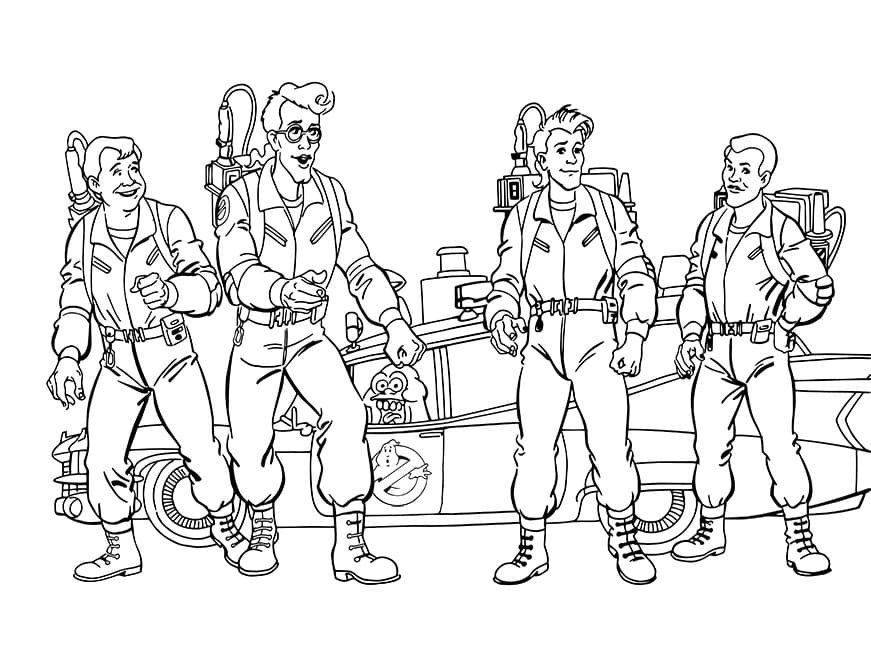 Ghostbusters coloring pages printable for free download