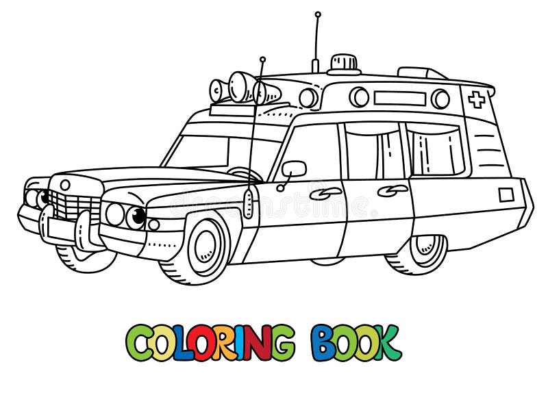 Ambulance coloring stock illustrations â ambulance coloring stock illustrations vectors clipart