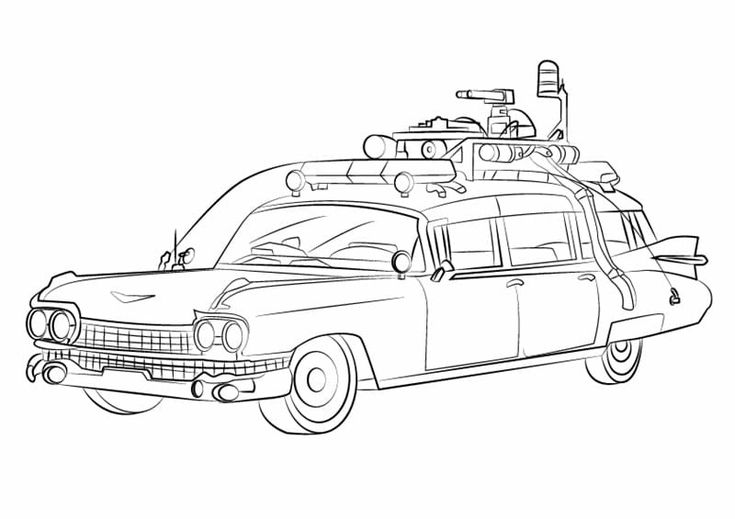 Pin by mike litwin on coloring pages cars coloring pages ghostbusters car coloring pages