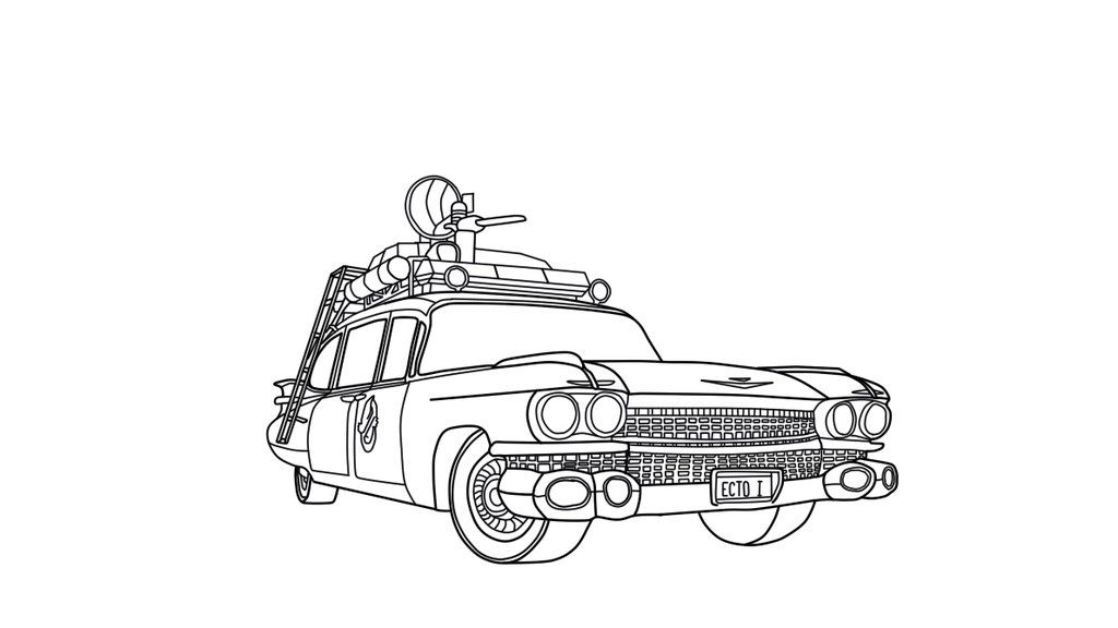 Ecto free coloring pages coloring pages ghostbusters