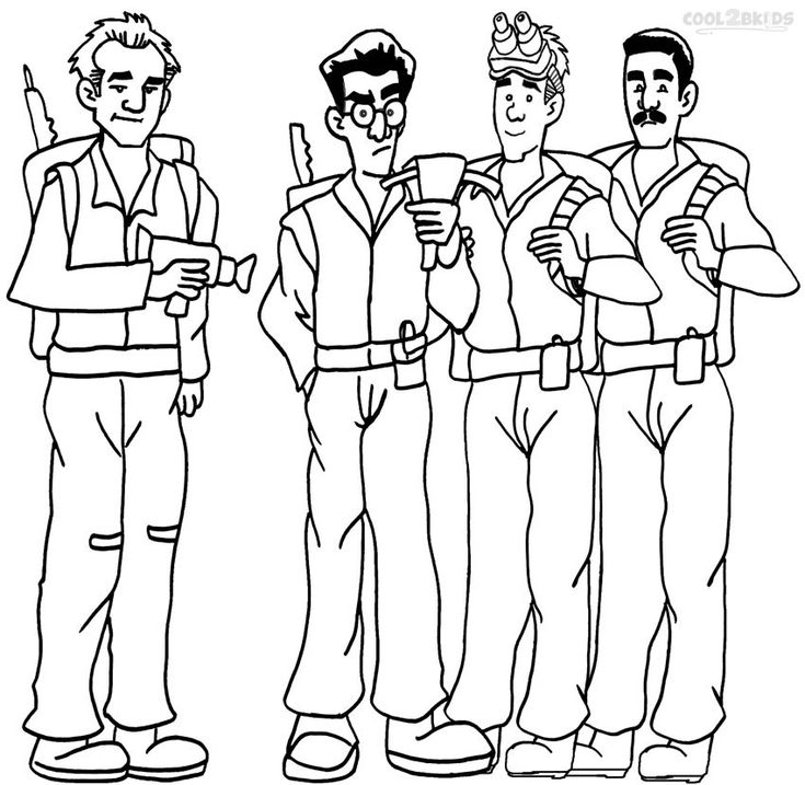 Printable ghostbusters coloring pages for kids coolbkids ghostbusters ghost busters birthday party ghostbusters party